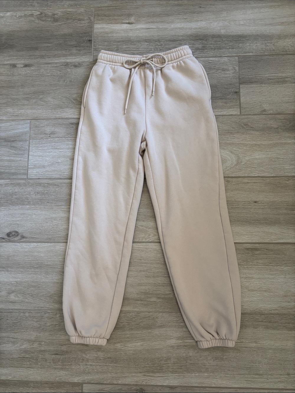 Superforme Bone Color Sweatpants Joggers Pants Size Small